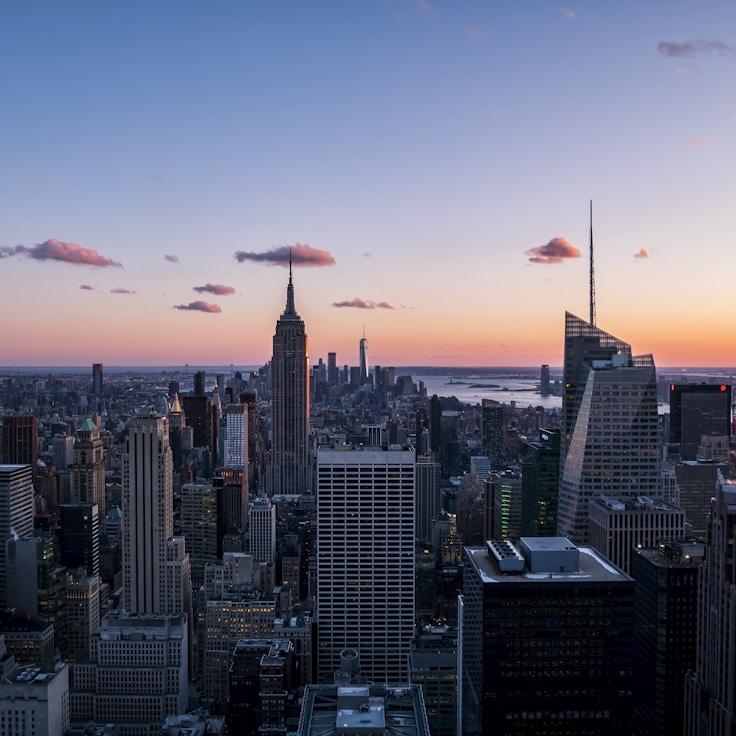 City skyline in Barcelona, Spain